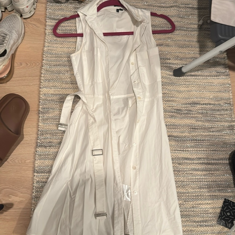 Theory white dress sz 00